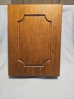 Vtg  Sewing Box W 30 Thread Spools  Handmade Box W lid 17 x12 5  X 4 1 8 