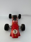 Vintage Schuco 1073 Ferrari Formel 2 Red Wind-up Toy Car  1 Made In Germany