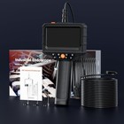 Endoscope Camera With Light And 50ft Semi-rigid Cable  Handheld Borescope 4 3   