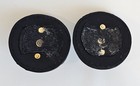Authentic Tory Burch Gold Tone Shoe Clips Pair Rotating Crystal Logo Replacement