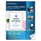 5000 Pcs 2 x4  Shipping Address Labels - 10 Up  Strong Adhesive  Inkjet laser Co
