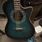 Dean Acoustic-electric Cutaway Guitar Blue 6-string Right-handed
