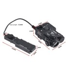Tactical Green Laser Sight Ir Illuminator For Perst-4 20mm Rail Aluminum