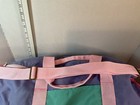 Coca Cola Pastel Duffel Bag Lavender  Pink And Mint Green Logo  vintage   