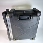 Skb 4u Rolling roto Rack Case Heavy-duty Roto-molded Black