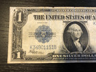 1923  1 One Dollar Silver Certificate Large Size Note Blue Seal