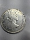 1953 Canadian Silver 50 Cents Half Dollar Coin Actual Coin