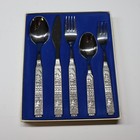 Konge Tinn Norwegian Pewter -  389 Cutlery Starter Set - Viking Knife Fork Spoon