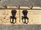Antique Barn Door Rollers W 8    Track Pc  Architectural Salvage Door Rollers