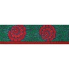 Sanskriti Vintage Border Antique Embroidered 1 Yard Trim Sewing Blue Craft Lace