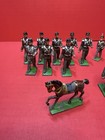 Lot Of 21 Vintage Metal Toy Soldiers Lead Painted Figures