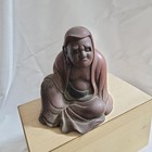 Daruma Monks Bronze Statue 6 6 Inch Tall Japanese Buddhist Figurine