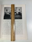 Furniture Synthetic Decoration Print Article 1925 Original Rare Antique Ott Nyc