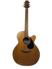 Takamine G440c Nex Acoustic Guitar Cutaway Natural W  Gig Bag Book Clean Tested
