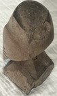 Vintage Hand Carved Owl Mid Century Modern Solid Heavy Wood Figurine 8 