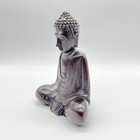 6    Hand Carved Wooden Buddha Statue     Seated Dhy  na Meditation     Vintage