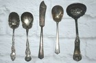 Antique Flatware  Assorted Lot Of 11  Silver Plated Different Brands