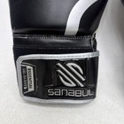 Sanabul Essential Gel Boxing Gloves 16 Oz Black And Gray