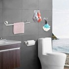 Bathroom Hardware Accessories Set Towel Bar Set Sliver 6pcs