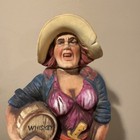 Lionstone Whiskey Ceramic Decanter 1969 Vintage 14  Annie Christmas Empty