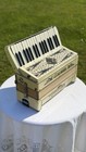 Vintage Geraldo 48-2 Italian 48 Bass Piano Accordion Pearloid Restoration