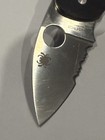 Spyderco Efficient Linerlock Black 8cr13mov Folding Pocket Knife G10 Handle