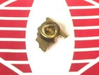 American U s  Flag Gold Back Vintage Pinback Cufflink Collectible Accessory