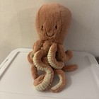 Jellycat London Medium 19    Odell Octopus Stuffed Plush Animal Dusty Pink 