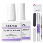 Poly Gel Nail Remover Kit  2pcs Fast Gel Remover For Nails  Easy   Gentle No    
