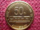 Ritz Barbecue 1977 50th Anniversary Gold Rush Coin Allentown Pennsylvania