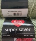 Red Heart Super Saver Yarn Acrylic 4 Ply Worsted Weight 0661 Frosty Green E300