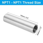 Stainless Steel Pipe Fitting 6  L 1  Npt X 1  Npt Female Cast Pipe