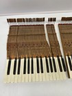 Set 87 Vtg Salvaged Piano Keys White Black Wall Art Craft Sculpture J8 As Is
