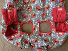 Custom Unique Elmo Single   Twin double Cozy Plush Shopping Cart Cover Highchair