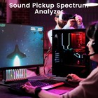 Audio Visualizer Gadget Rechargeable Rgb Sound Activated Light Bar  250 Pixel   