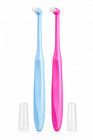 Blue Soft Bristle Toothbrush Manual Oral Care Ergonomic Handle Dental Hygiene