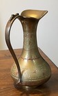 Vintage Solid Brass Pitcher  Made In India  