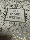 Vintage 1978 My Family Heritage Genealogy Record Book Hardcover Unused History