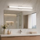 41 Inch Bathroom Modern Nickel Led Vanity Light Over Mirror Wall Sconce Fixture