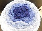 Yarnspirations Bernat Blanket Ombre Yarn Navy Ombre 100  Polyester 10 5oz