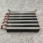 Water-cooled Copper Fin Condenser Radiator Tube Aluminum