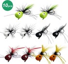 Fly Fishing Poppers  Topwater Fishing Lures Bass Crappie Bluegill Sunfish Panfis