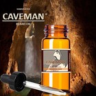 Handcrafted Caveman   Beard Growth Oil Plus Free Comb And Gift Bag Bay Rum