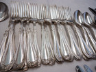 130-pieces Antique Silverplate Flatware Mixed Lot