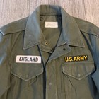 Vintage 1950   s Us Army M-1951 Olive Green Cotton Field Jacket Sz Regular Small