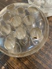 2 Vintage Glass Flower Frogs  Stem Holders Floral Arranging Tool