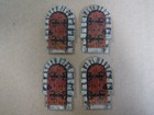 Heroquest Parts Doors  4 Closed-8 Open-13 Stands    25 Tiles  skulls-block  1989