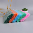 100pcs-colorful Drinking Plastique Straws Flexible Wedding Party Supplies Plasti