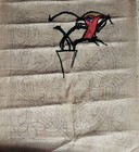  celtic Pride  Unfinished Hooked Piece   Wool  801 Jane Mcgown Flynn 16x20 