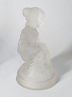 Gillinder   Sons 1876 Centennial Expo World s Fair Frosted Lady Ruth The Gleaner